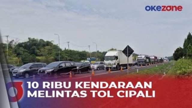 Pantauan Arus Mudik, 10 Ribu Kendaraan Melintas Tol Cipali hingga Siang Ini