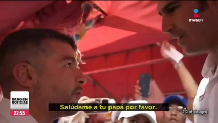 Mauricio Tabe y Miguel Torruco tuvieron un encuentro amistoso en tianguis de la MH