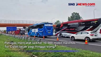 10 Ribu Kendaraan Melintas Tol Cipali hingga Siang Ini