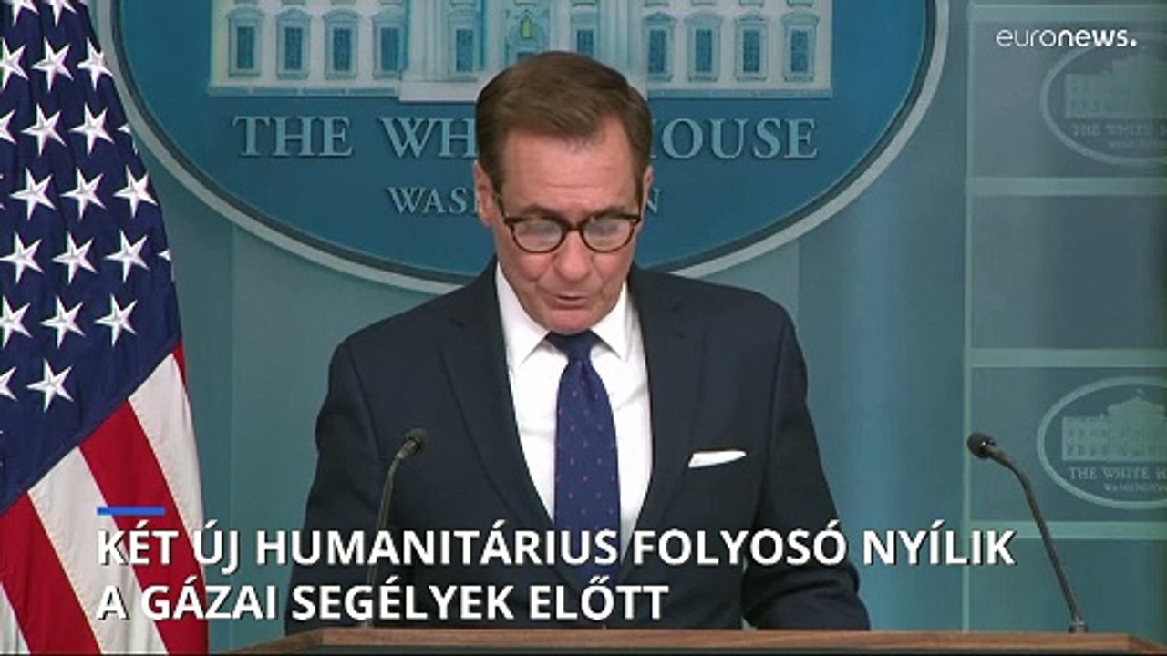 Amerikai nyomásra két új humanitárius folyosó nyílik Gázában, mindkettő az övezet északi részén