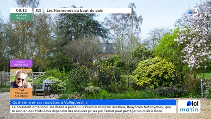 Valliquerville - Catherine, Jean-Michel et leurs roulottes