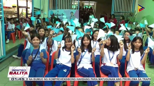 ‘Batang Busog, Malusog’ o BBM Nutrition Program, dinala ng pamahalaan sa isang paaralan sa Maynila