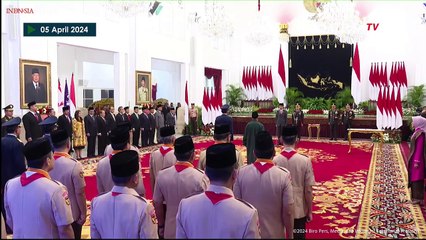 Detik-Detik Jokowi Lantik Marsdya Tonny Harjono Jadi KSAU