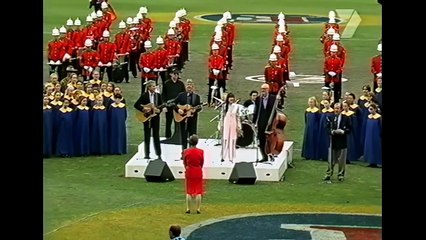 THE SEEKERS (Judith Durham) - I Am Australian / Georgy Girl / Waltzing Matilda (live) (1994 AFL Grand Final)