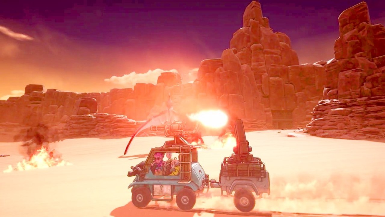 Sand land: neuer trailer zum farbenfrohen open-world-actionspiel