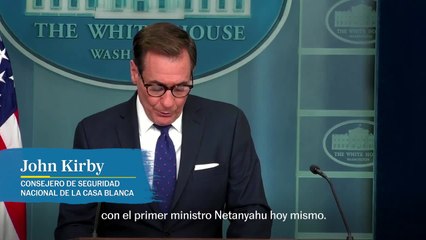 John Kirby: "Los ataques contra los trabajadores humanitarios en Gaza son inaceptables"