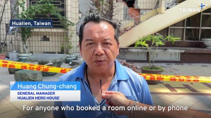 Download Video: Taiwan's East Coast Tourism Industry Devastated by Earthquake