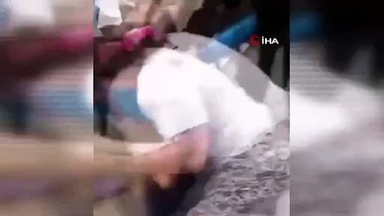 Görüntüler Bursa'dan... Birbirlerine girdiler