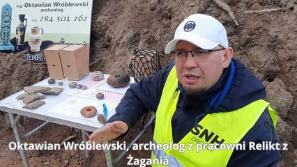 Wykopaliska przy ul. Chrobrego w Żaganiu