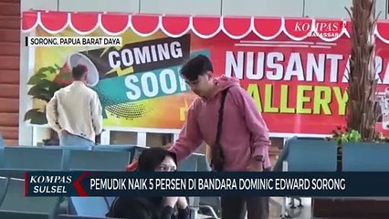Pemudik Naik 5 Persen Di Bandara Dominic Edward Sorong