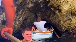 La grotte bleue de Capri en Italie 