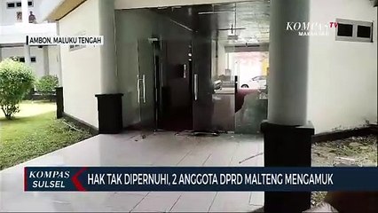 Hak Tak Dipernuhi, 2 Anggota Dprd Malteng Mengamuk