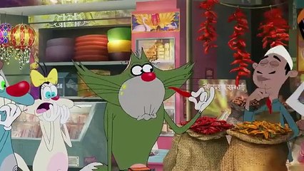हिंदी Oggy and the Cockroaches  FOOD ONLY  Hindi Cartoons for Kids