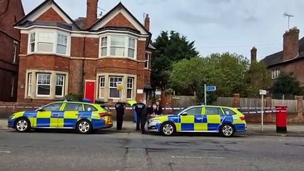 Download Video: London Road Kettering police cordon