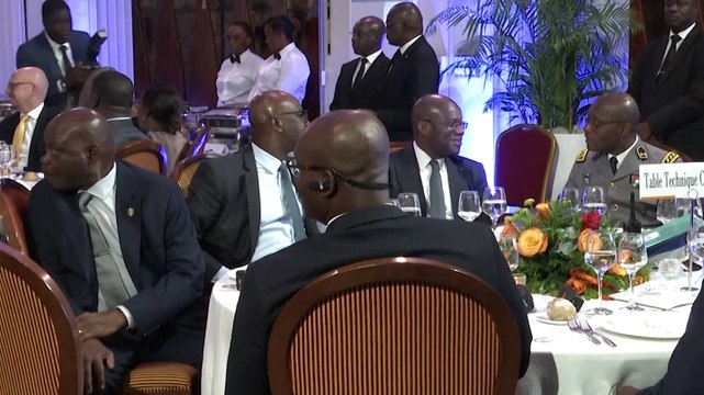 Un dîner offert au Président italien et sa délégation pour le couple présidentiel ivoirien