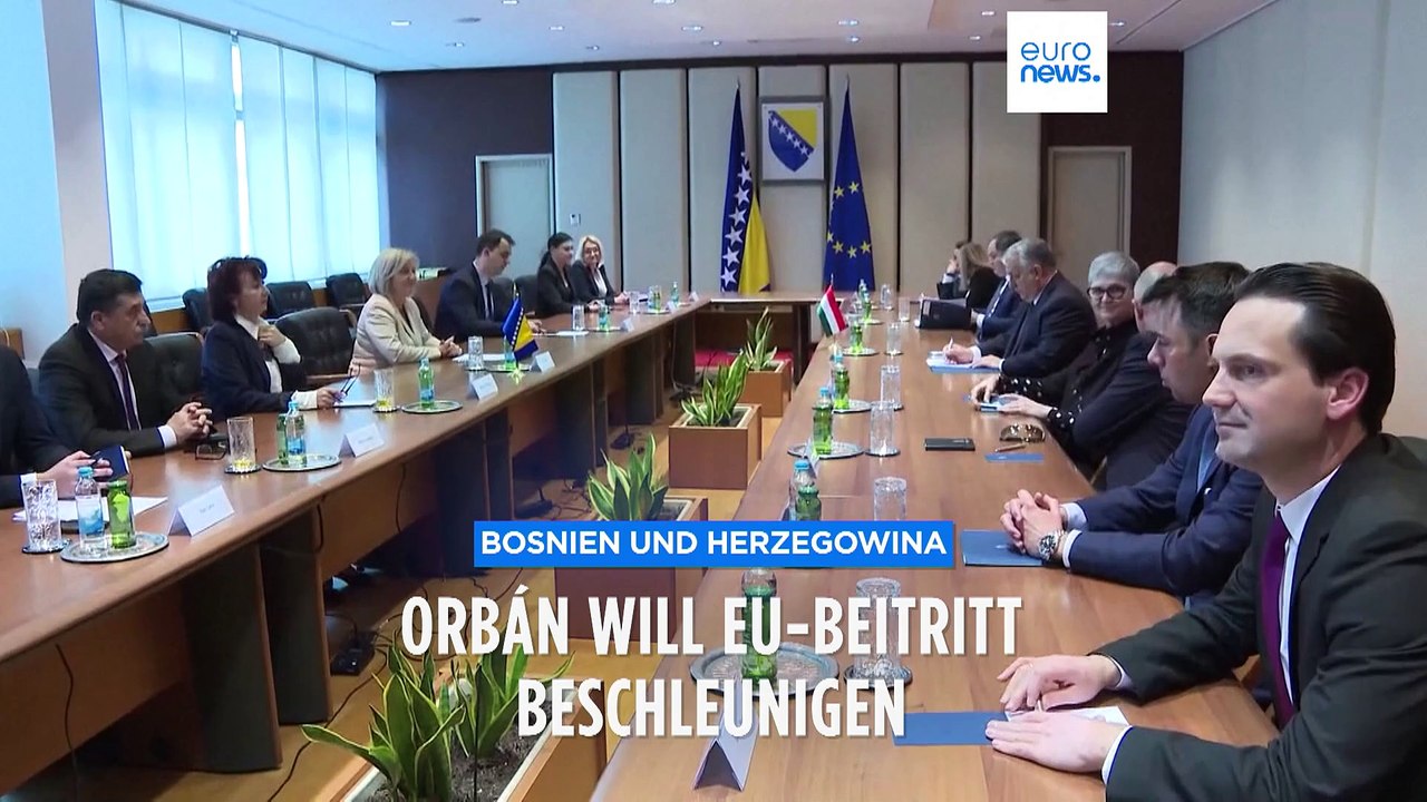 Bosnien und Herzegowina: Orbán spricht sich für schnellen EU-Beitritt aus