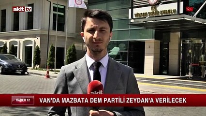 Van'da mazbata DEM Partili Zeydan'a verilecek