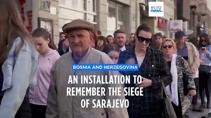 Sarajevo marks the 32nd anniversary of the city's siege