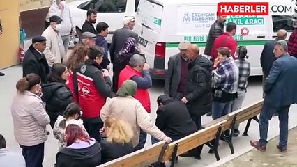 Erzincan İliç'te toprak altında kalan işçinin eşi feryat etti