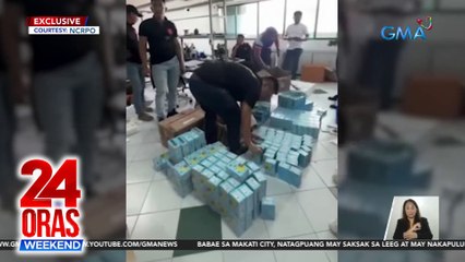 P1-M halaga ng mga cellphone at accessory na 'di dumaan sa NTC at walang import clearance, nasamsam sa isang bodega | 24 Oras Weekend