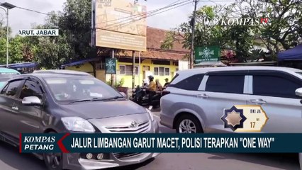 Satlantas Polres Garut Berlakukan 'One Way' di Jalur Nasional Limbangan