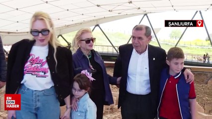Galatasaray Başkanı Dursun Özbek, Göbeklitepe'yi ziyaret etti