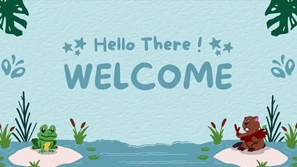 Baby Blue and Green Playful Daily Vlog YouTube Intro Video