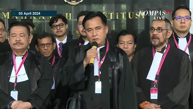Yusril Ihza Mahendra Yakin MK Tolak Gugatan Pemohon usai Dengar Kesaksian 4 Menteri dan DKPP