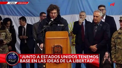 Milei habló desde Ushuaia “Queremos reforzar nuestra alianza estratégica con EE.UU."