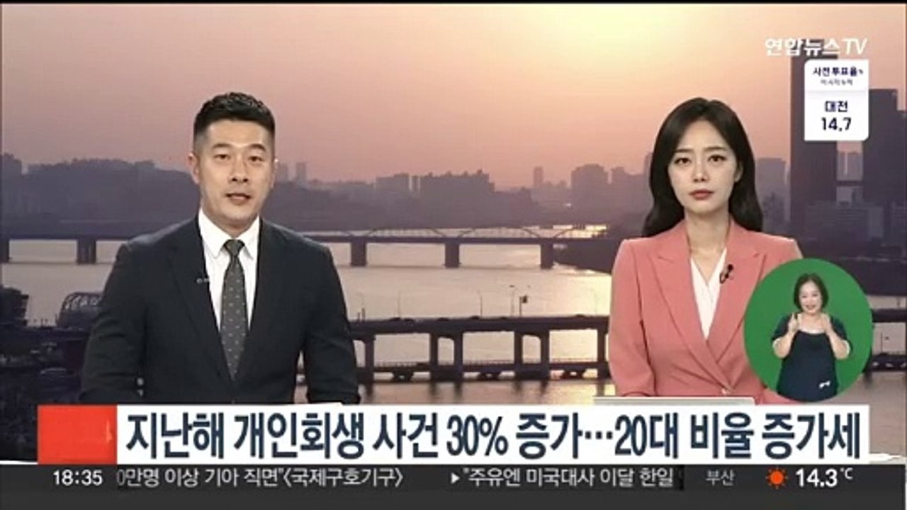 지난해 개인회생 사건 30% 증가…20대 비율 증가세
