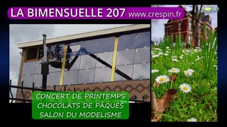 La Bimensuelle 207 (Crespin Tv) Chocolats, Concert et Modélisme...