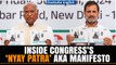 Congress Party Releases Party Manifesto Ahead of Elections, Key Promises Explained| Oneindia