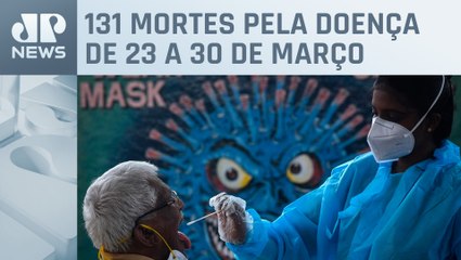 Casos de Covid-19 no Brasil têm queda de 80% em março