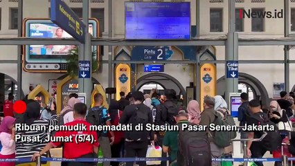 26 Ribu Pemudik Tinggalkan Jabodetabek Melalui Stasiun Pasar Senen