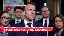 Emmanuel Macron : «L'école doit rester un sanctuaire pour nos enfants, leurs familles et les enseignants»