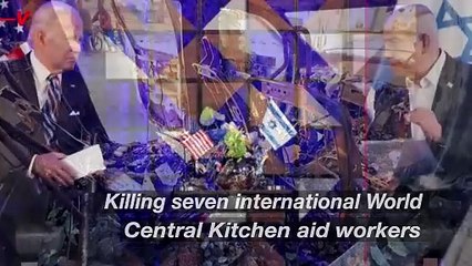 After Humanitarian Aid Workers Were Killed in IDF Airstrike, Biden Threatens to Change U.S. Policy in Gaza