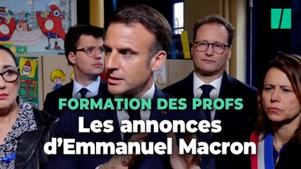 « École normale du 21e siècle » : Macron fait marche arrière sur la formation des profs