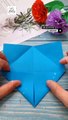 Making Candle Stand  from Colorful Paper | Art and Craft Tutorial #OrigamiArt #PaperCraft #Shorts
