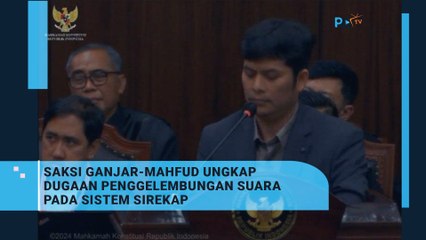 Saksi Ganjar-Mahfud Mengungkapkan Kemungkinan Manipulasi Suara pada Sistem Sirekap