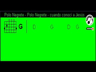 Cuando conocí a Jesús - Polo Negrete Acordes guitarra