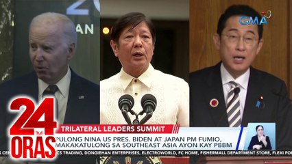 Pulong nila nina US Pres. Biden at Japan PM Fumio, makakatulong sa Southeast Asia ayon kay PBBM | 24 Oras