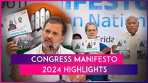 Lok Sabha Elections 2024: Congress Releases Manifesto Focusing On 'Paanch Nyays', Promises Caste Census & MSP Guarantee