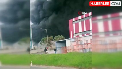 Tekirdağ Ergene Velimeşe'de Tekstil Fabrikasında Yangın