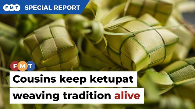 Cousins keep centuries-old ketupat weaving tradition alive