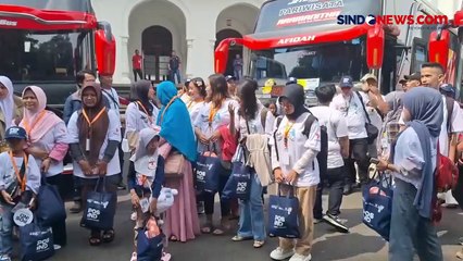 Pemudik Antusias Ikut Mudik Gratis Pemprov Jabar karena Tiket Mahal dan Susah Didapat