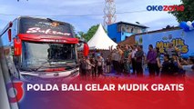 Polda Bali Gelar Mudik Gratis, Berangkatkan 15 Bus Tujuan Jawa Timur