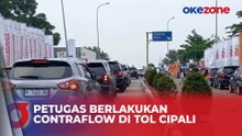 Volume Kendaraan dari Jakarta Meningkat, Petugas Berlakukan Contraflow di Tol Cipali