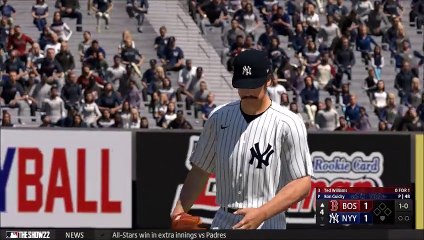 HOFBL Season 2: 5 homeruns hit in classic NY-BOS matchup; Red Sox @ Yankee (4/9)s