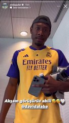 Arda Güler, David Alaba ile Türkçe konuşuyor