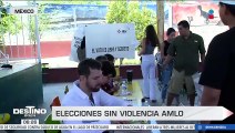 López obrador pide respeto y democracia para las próximas elecciones